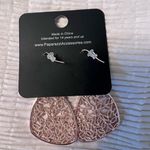 Paparazzi NWT‎  Rose Gold Dangly Earrings Photo 2