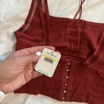 Free People  Corset Top Crop Photo 1