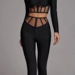 BELLA BARNETT Black Jumpsuit For Women Cut Out . Photo 5