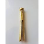 Handmade Florenza Yellow Gold Tone Bookmark Holder Office Desk Photo 1
