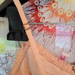 Japna  Sleeveless Eyelet & Appliqué Top in Peachy Pink Color, Size S. Photo 6