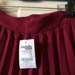 Charlotte Russe Burgundy Full Skirt Photo 3