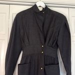 Harvé Benard Harve Benard 100% wool vintage grey military style dress 4 Photo 3
