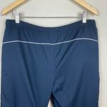 Nike  Cropped Capri Pants L Athletic‎ Training Navy Blue Lightweight Women Photo 4