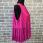 Free People Right On Time Tunic Tank Women Pink Oversize Top Size XS Photo 2