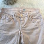 7 For All Mankind pink Cigarette Distressed Destroyed slim Slimming Size 26 Photo 1