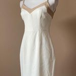 Black Halo  | White Chantal Sheath Dress Sz 2 Photo 3