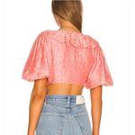 Tularosa  Hailey Wrap Top Coral Pink Photo 4
