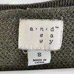 A New Day Cotton Button-Up Long Sleeve Any Day Cardigan Olive Heather Green Photo 2