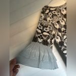 Paisley Vine Sweater Dress Tunic Black Size XL Photo 3