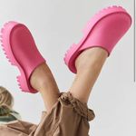 Jeffrey Campbell Jeffery Campbell pink platform clogs size 6 Photo 2