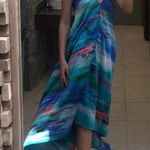 flowy and silky dress Blue Size XS Photo 2