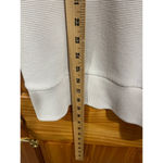 Varley  Manning Ivory Womens Ribbed Side Zip Sweatshirt Size XS Photo 5