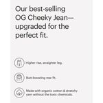Everlane  The Original Cheeky Jean in Tumbled Black 28 Crop NWT Photo 3