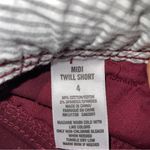 Aeropostale Maroon Twill Shorts 4 Summer Preppy Classic Cherry Girl Minimalist Photo 12