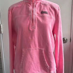 Vineyard Vines Malibu Pink The Shep 3/4 Zip Pullover large coastal preppy golf Photo 0