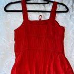Sim & Sam Red Sleeveless Tank Top Photo 2