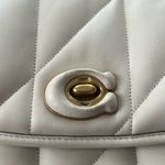 Coach Quilted Pillow Madison Shoulder Bag in Chalk/White Photo 11