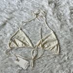 Good American NEW GSW0150 MATTE TINY TIES TRIANGLE IN IVORY001 size XXXL Photo 10