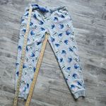 Disney  Stitch Womens Small Blue Gray Cotton Blend Lounge Pajama Pants Joggers Photo 10