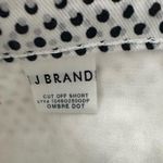 J Brand Cut Off Ombre Dot Frayed Hem Denim Cut Off Shorts 26 Photo 9