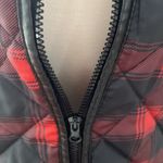 indigo. Saints sz. XL RED/Black Buffalo Checked Winter Vest Photo 1