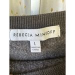 Rebecca Minkoff  Women's Ariel Square Neck Puff Balloon Sleeve Sweatshirt L Photo 4