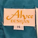 Alyce Paris Vtg Y2K Alyce Designs Long Formal Sequined Beaded Prom Homecoming Dress Sz M/L Photo 9