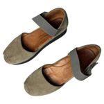 L'Amour Des Pieds Amadour Suede Platform Wedge Sandals Gray Elastic Strap 9M Size 9 Photo 10