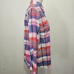 Old Navy  White Plaid Combo Classic Pocket Button Down Size Large Photo 3