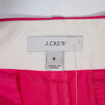 J.Crew NEW  Cotton Silk Mid Rise Ruffle Flirty Detail Mini Shorts Hot Pink 8 Photo 1