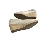 Bandolino New Womens  Nuri Ivory Floral Lace Espadrille Wedge Sandals Size 8 M Photo 7