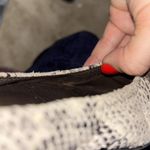 Tory Burch GUC  Grey Snakeskin Python Elastic Heel Ballet Flats Photo 4