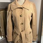 Gap classic woman’s tan/camel peacoat, size small Photo 0