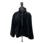 FAUX Short Mink Jacket Black Size L Photo 1