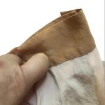 Fossil neutral striped silk blouse Photo 5