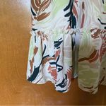 Madewell  Flutter-Sleeve Ruffle Waist Midi Dress in Brushing Up Size 14 Photo 2