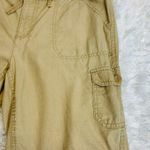 Faded Glory Tan Linen Blend Cargo Shorts Sz 10 Photo 2