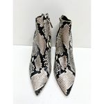 Marc Fisher LTD Boots Size 6.5 Beige Snakeskin-Embossed Unno Leather Bootie NEW Photo 4