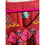 Judith March  Gypsy Knot Embroidered Poncho Top Womens M Boho Festival
Multicolor Photo 5
