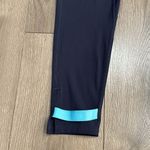 Zyia  Deluxe Strap High Rise Navy Blue‎ 7/8  Leggings Size 2 Photo 4
