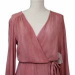 Altar'd State NWT  Rusty Rose Bell Sleeve Romper Photo 3