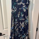 Lulus  Dress Floral Maxi Navy Photo 1