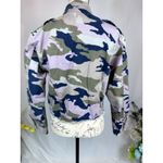 Zadig & Voltaire Cropped Camouflage Print Denim Jacket M Photo 12