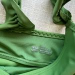 Aerie  Green Ruffle Bikini Top | Size xxs Photo 2