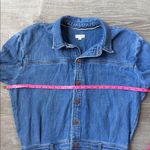 Anthropologie  Pilcro Long-Sleeve Denim Micro Mini Shirt Dress Large Photo 9
