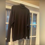 Calvin Klein  black Ribbed Knitwear turtleneck sweater woman’s XL Photo 1