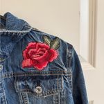 a.n.a  Embroidered Wome’s Jean Jacket Photo 3