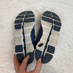 On Cloud 5 Running Lace Up Sneakers Denim/White Women's Size 8.5 Blue Photo 6