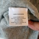 White + Warren Hi Low Hem Pullover Sweater Cashmere Gray Women's Size Medium Photo 5